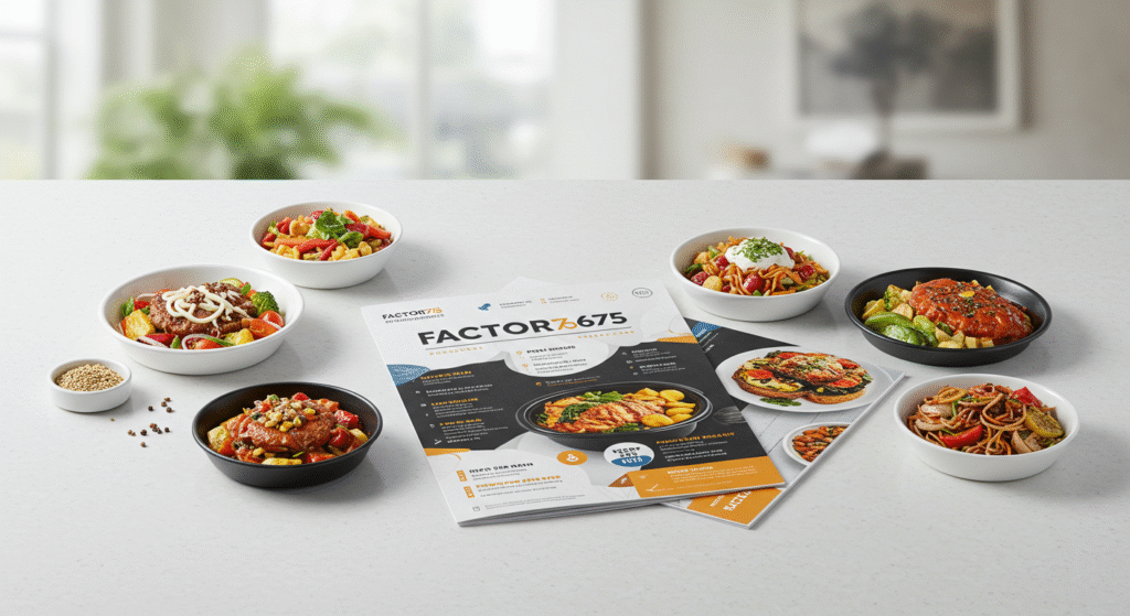 factor75 factor meals menu