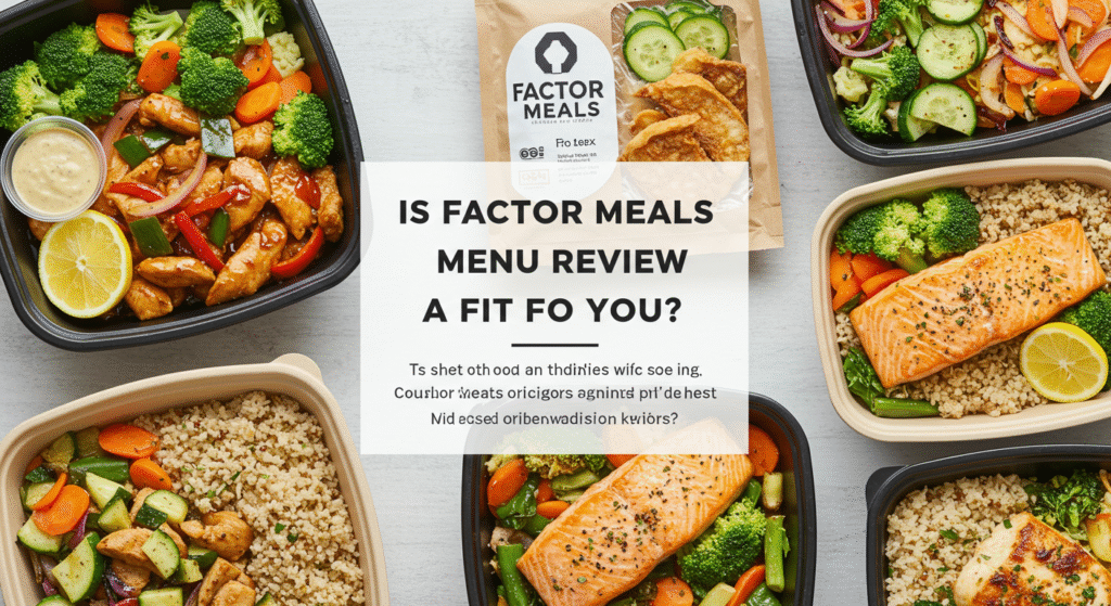 factor meals menu review