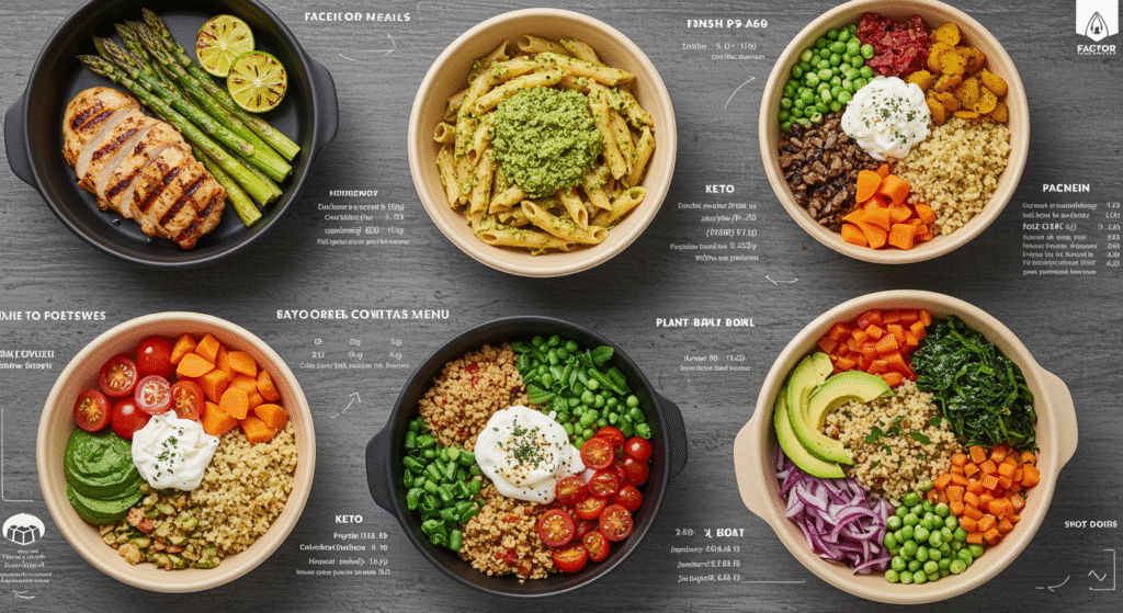 Example of Factor Meals Menu